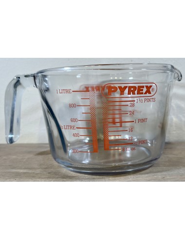 Maatbeker - Pyrex - dik glazen model met maataanduidingen