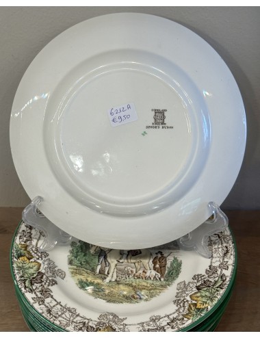 Dinner plate - round model - Copeland Spode England - décor SPODE'S BYRON in multi-colored design