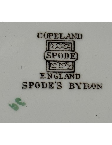 Dinner plate - round model - Copeland Spode England - décor SPODE'S BYRON in multi-colored design