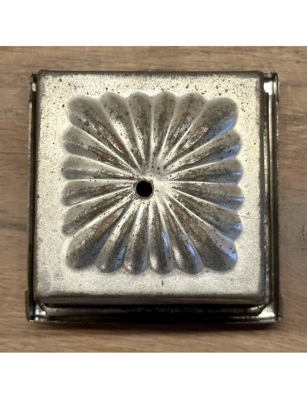 Ice mold - smaller square metal model in 2 parts