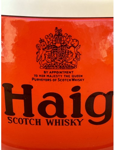 Whiskykan - Carltonware England 6/56 - voor HAIG SCOTCH WHISKY - uitgevoerd in rood en zwart