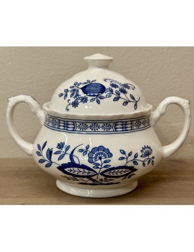 Sugar bowl - Enoch Wedgwood Tunstall Ltd. - décor BLUE HERITAGE