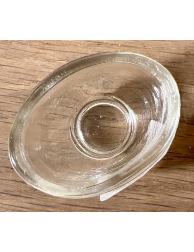Eye Bath / Eye Glass - made of clear glass - unmarked - smaller, low, model