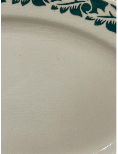 Plate / Bowl - oval model - L'Amandinoise/St. Amand - décor GAVERLANG