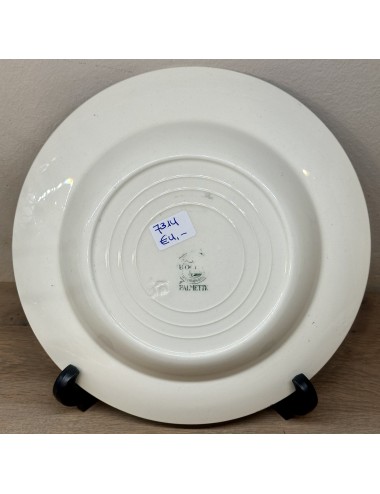 Deep plate / Soup plate / Pasta plate - Boch - décor PALMETTE executed in green