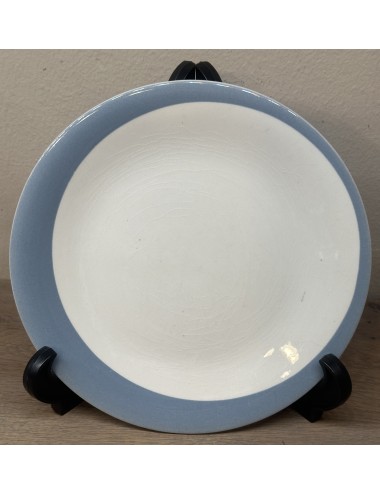 Breakfast plate / Dessert plate - Boch - décor ATOMIC executed in gray-blue
