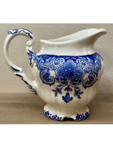 Milk jug - Boch - décor DORDRECHT executed in blue