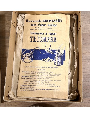 Food sterilizer - called STERIVITE - in decorative box