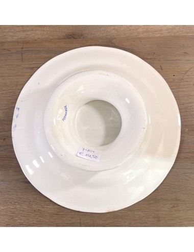 Tazza / Presentation dish - on low base - Societe Ceramique Maestricht - décor FERNANDE
