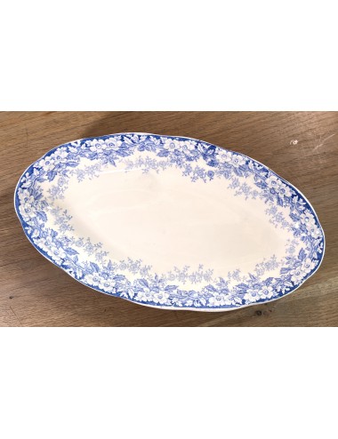 Ravier / Acid dish - Societe Ceramique Maestricht - décor FERNANDE executed in bright blue color