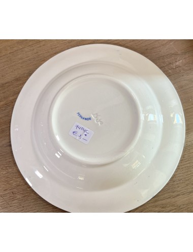 Deep plate / Soup plate / Pasta plate - Societe Ceramique Maestricht - décor FERNANDE executed in bright blue color