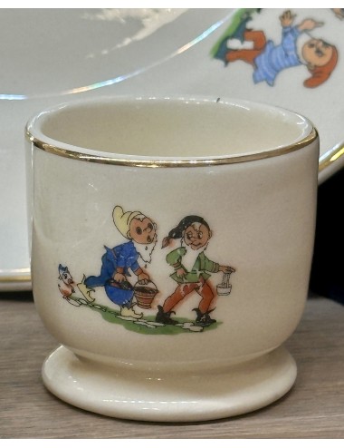 Breakfast set / Dinner set - 5 piece children's dinner set - unmarked but very likely Petrus Regout - décor with gnomes