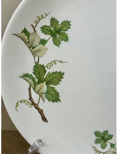 Dinner plate - Villeroy & Boch - décor with green grape leaves