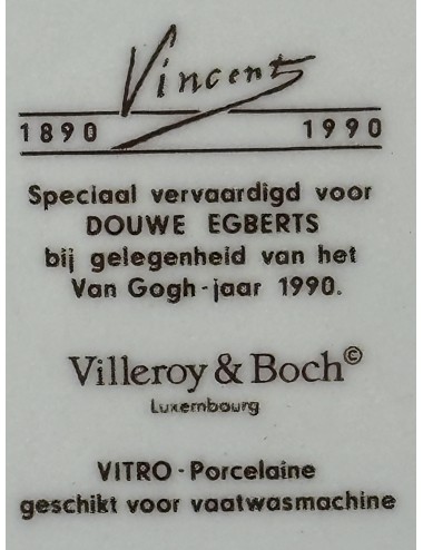 Onderschaal voor roomstelletje - Villeroy & Boch - décor VINCENT 1890-1990