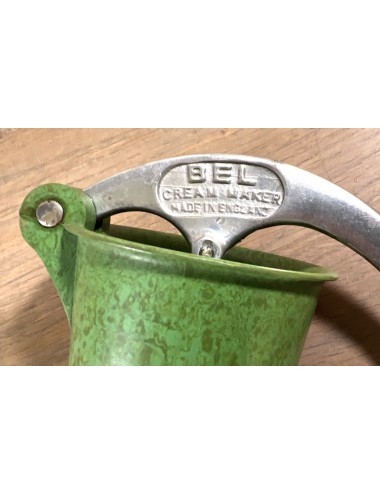 Cream Maker / Clotted Cream Maker - Bel Empire Jubilee Model - green mottled bakelite top