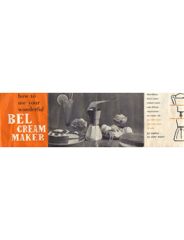 Cream Maker / Clotted Cream Maker - Bel Empire Jubilee Model - groen gemelleerd bakelieten bovenstuk