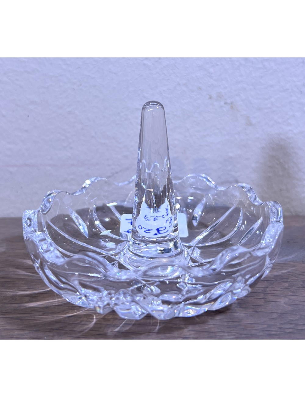 Ring stand - made of clear glass