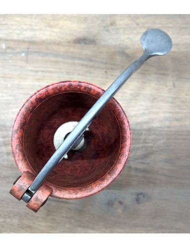 Cream Maker / Clotted Cream Maker - Jubilee Model - dark red marbled bakelite top