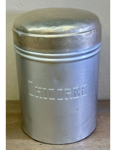 Storage can - aluminium - Groninger Suisse - inscription CHICOREE