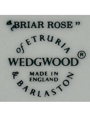 Plate / Presentation dish - square model - Wedgwood - décor BRIAR ROSE